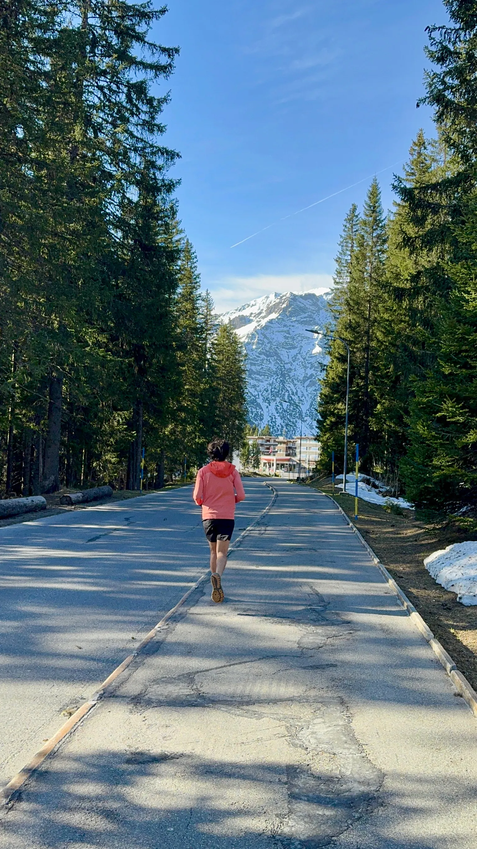 Runners at base camp